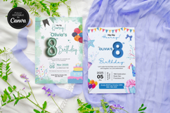 8th Birthday Invitation Canva Template Product Image 7
