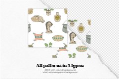 Hand Drawn Boho Home Decor Illustrations. Clipart & Patterns Product Image 10