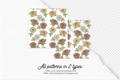 Vintage Boho Skull & Roses Illustrations - Clipart Bundle Product Image 10