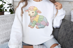 Patchwork Easter Lamb png Product Image 2