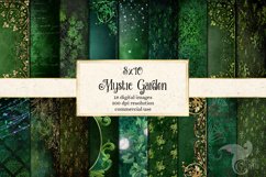 Mystic Garden Digital Paper Product Image 1
