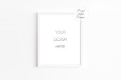 8x10 Frame Mockup, White Frame Mockup Product Image 1