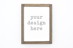 8x10 Wood Sign Mockup| Digital File | Sublimation | SVG Product Image 1