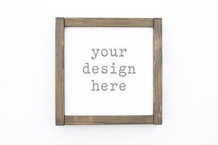 8x8 Wood Sign Mockup| Digital File | Sublimation | SVG Product Image 1