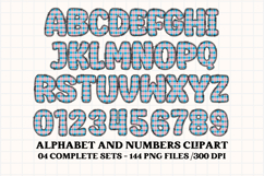 Baby Boy Alphabet PNG Clip Art, baby boy letters doodle Product Image 3