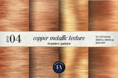 Copper Metallic Texture | Brushed Foil Background Product Image 1