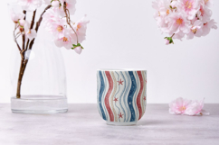 Seamless Coastal Nautical Pattern Bundle, Navy Blue Ocean Product Image 9