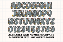 Back to School Alphabet png, letters doodle, school clipart Product Image 3