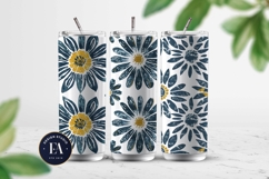 Daisy Floral Pattern | Block Print Daisy Texture Product Image 2