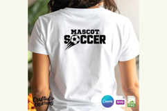 Soccer Team SVG PNG Bundle, Custom Mascot Canva Template Product Image 8