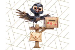 Forest Mail Delivery Clipart PNG, Animal Post Office PNG Product Image 5