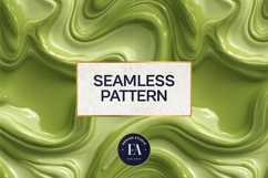 Matcha Liquid Marble, Green Abstract Swirl Digital Paper Product Image 3