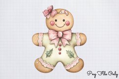 Pastel Preppy Christmas Sublimation Clipart PNG Product Image 1