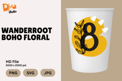 Wanderroot Boho Floral Monogram Product Image 1