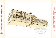 Box Organizer v25 - laser cut file - Glowforge ready SVG Product Image 9