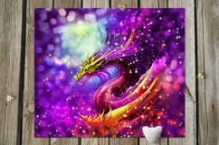 Mystic dragon | 9 Skinny tumbler magic sublimation designs Product Image 9