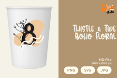 Thistle &amp; Tide Boho Floral Monogram Product Image 1