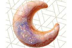 Realistic Halloween Donut Clipart PNG, Spooky Cute Sweets Product Image 5
