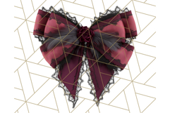 Halloween Bow Clipart, Bright Holiday Ribbon PNG Product Image 5