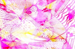 Psychedelic abstract hand drawing and digital image Product Image 1