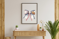 Baseball Mom Coquette Bow Clipart Product Image 8
