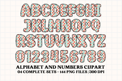 Alice in Wonderland Alphabet png, wonderland letters doodle Product Image 3