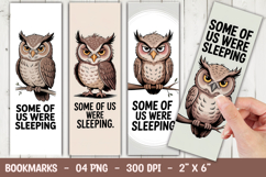 Funny Owl Bookmark Sublimation Product Image 1