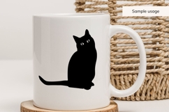 Black Cat Silhouette SVG Bundle | 20 Designs Product Image 7