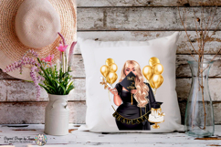 Blonde Graduation Girl PNG That’s a Wrap Glam Design Product Image 9