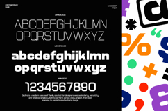 Jechro - Modern Geometric Family Font Product Image 9