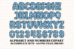 Earth Day Alphabet png clipart, earth day letters doodle Product Image 3
