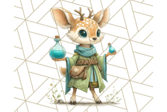 Forest Alchemist Animals Clipart PNG, Fall Animal Png Product Image 5