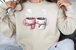 Valentine Coffee Clipart PNG Product Image 1