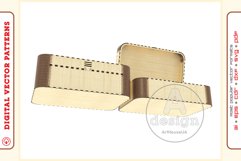 Box Organizer v22 - laser cut file - Glowforge ready SVG Product Image 9