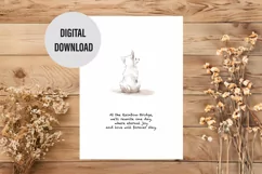 Chihuahua dog sympathy, Pet loss e-card, Dog sympathy card Product Image 1