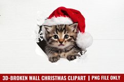 3D Broken Wal Christmas Clipart PNG Product Image 1