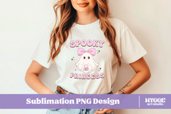 Coquette Girly Halloween Pumpkin Ghost Pink Bow PNG Bundle Product Image 9