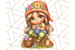 Gnomes at Work Clipart PNG, Cute Gnomes PNG Illustration Product Image 5