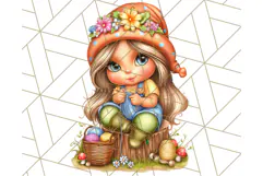 Gnomes at Work Clipart PNG, Cute Gnomes PNG Illustration Product Image 5