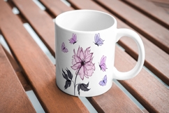 Pink XRay Butterflies PNG Clipart Product Image 2