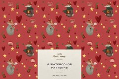 Christmas Patterns Santa Winter Print Digital Paper JPEG Product Image 9