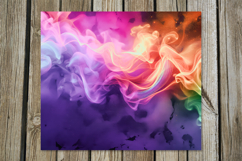Abstract rainbow | 4 Straight Skinny Tumbler designs PL2 Product Image 5