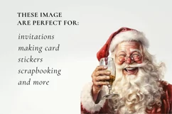 santa claus clipart, christmas clipart sublimation Product Image 3
