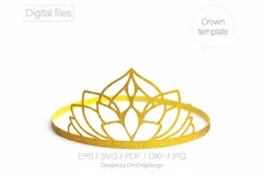 Princess crown svg Birthday party crown Princess tiara Product Image 1