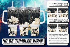 Radiant Leopard Blossom Tumbler Wrap Product Image 1
