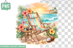 Summer Whimsical Clipart,Summer png,Beach Sublimation png Product Image 1