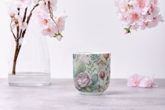 Watercolor Garden Seamless Pattern Bundle, Cottagecore Product Image 9