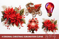 Original Christmas Sublimation Clipart Product Image 1