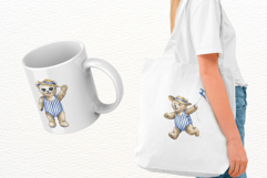 Summer Teddy Beach Day Clipart Product Image 3