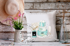 Wedding Cake PNG | Just Married Bridal Clipart Product Image 8
